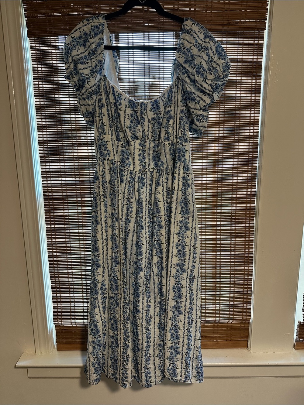 Show Me Your MuMu Belle Midi Dress - Blue Bliss Stripe